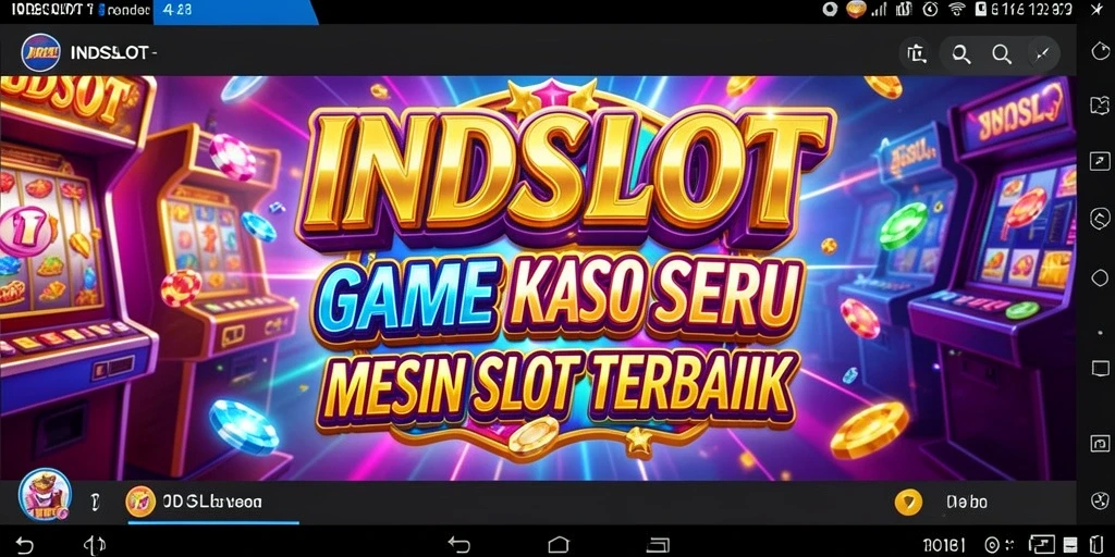 Screenshot INDSLOT menampilkan aksi seru dari mesin slot Kasino.