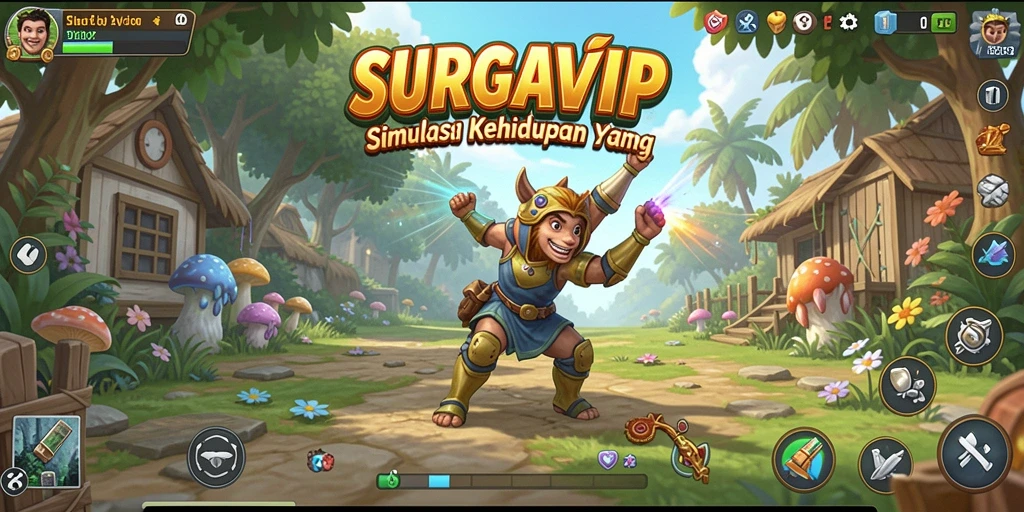 Tampilan gameplay SURGAVIP yang mengasyikkan dan menarik perhatian.