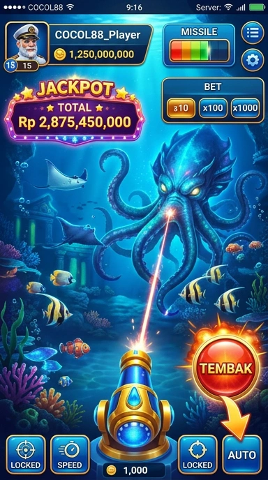 Tampilan antarmuka aplikasi cocol88 yang user-friendly.